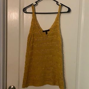 Medium BCBGMAXAZRIA mustard tank